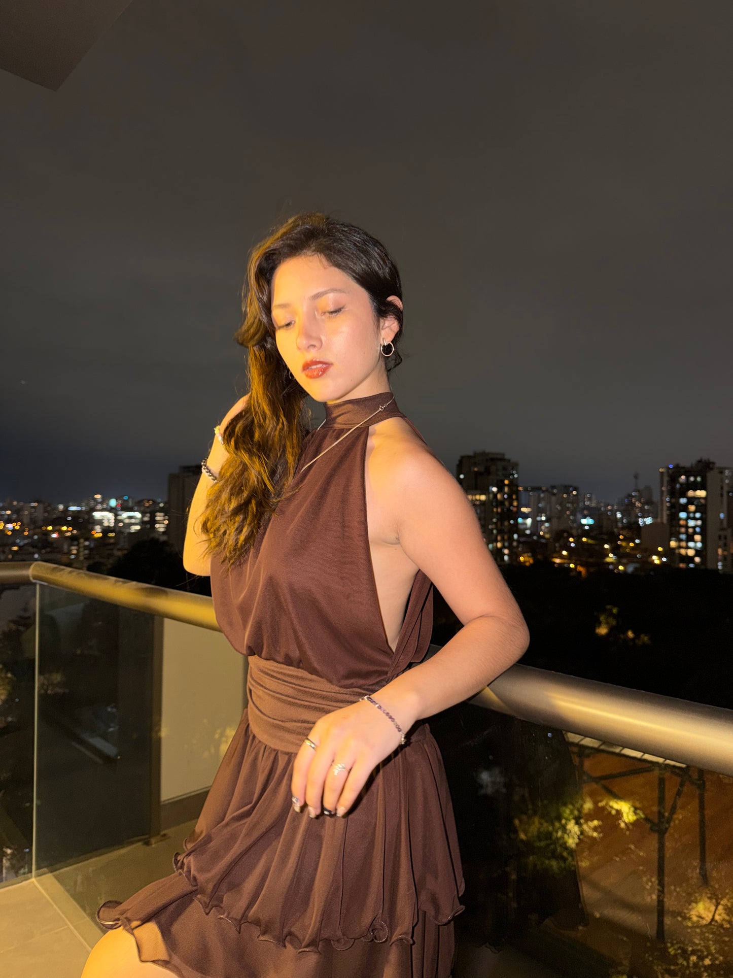 Lara Dress Chocolate
