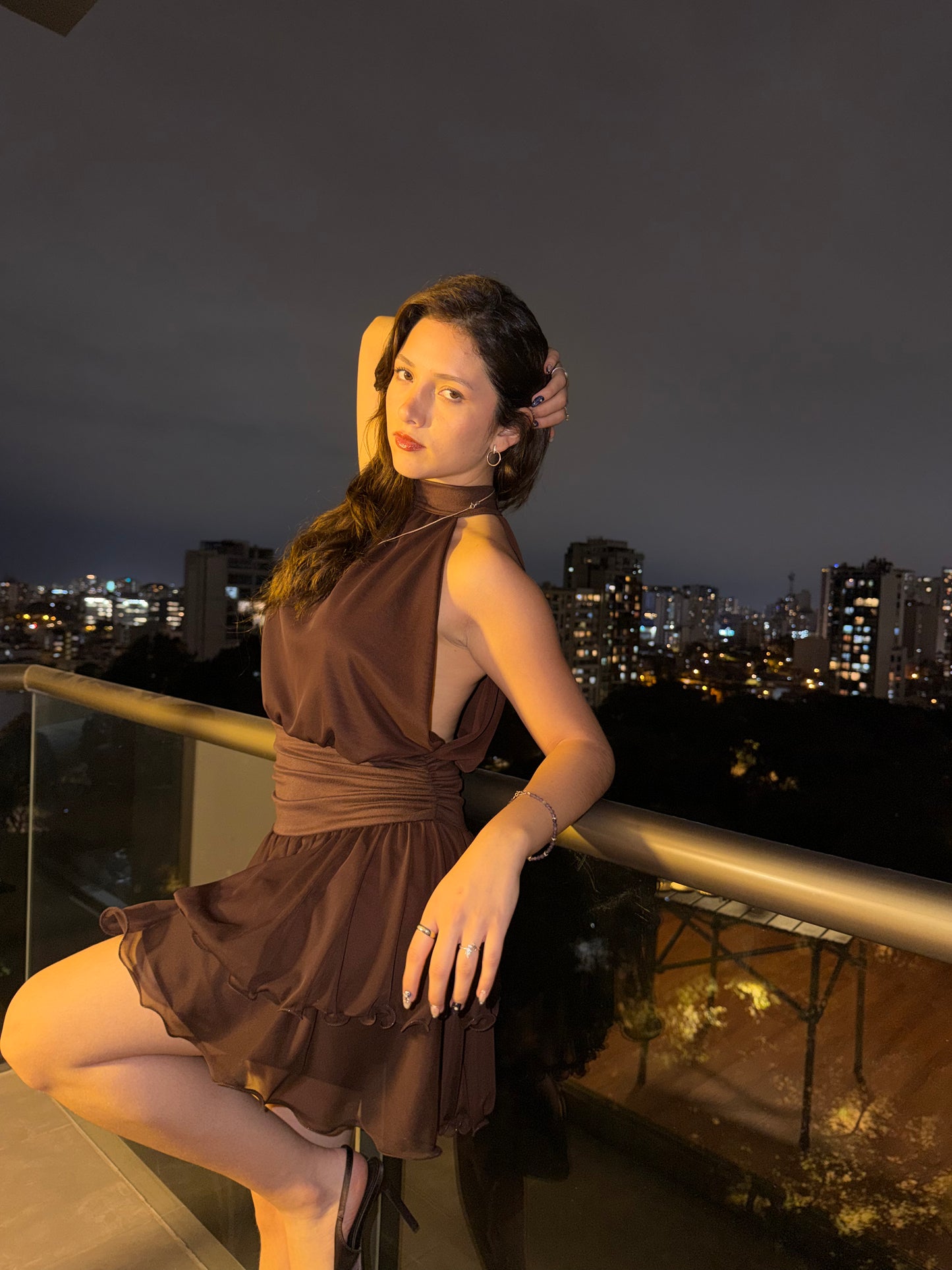 Lara Dress Chocolate