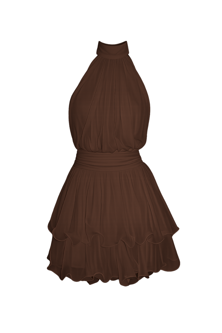 Lara Dress Chocolate